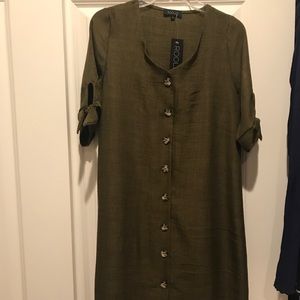 Brand New Olive Green Dress